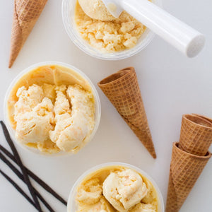 Peach & Ginger Ice Cream