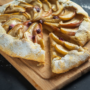 Rustic Apple and Cranberry Tart