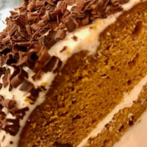 Spiced Buttercream Pumpkin Tea Cake