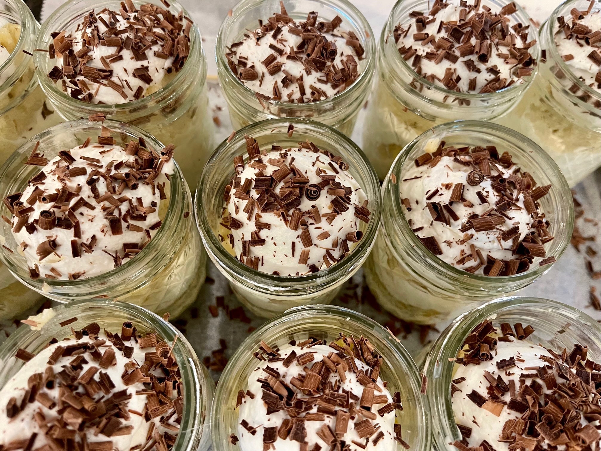 Tres Leches in Mason Jars