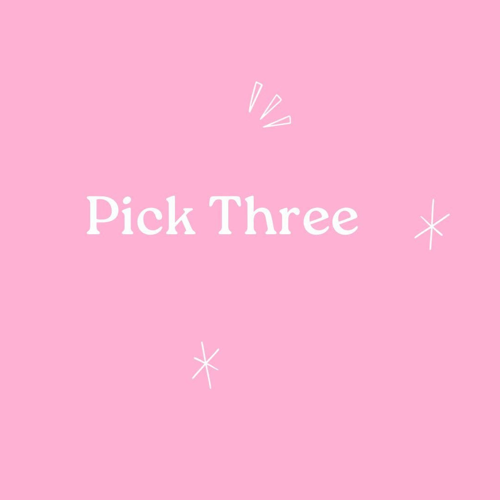 Pick Three - thehungrymonkeybakingcompany